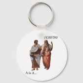 Philsophical部門 – AはAとFGSFDS キーホルダー (正面)