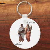 Philsophical部門 – AはAとFGSFDS キーホルダー (正面)