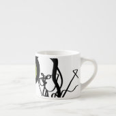 Philydionからの挨拶：抽象芸術白黒 エスプレッソカップ (右)