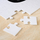 Philydionからの挨拶：抽象芸術白黒 ジグソーパズル (側面)