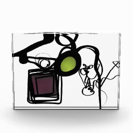 Philydionからの挨拶：抽象芸術白黒 フォトブロック