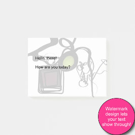 Philydionからの挨拶：抽象芸術白黒 ポストイット