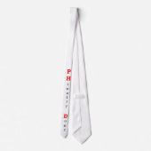 phinallyされる ネクタイ (裏面)