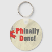 phinally実行スクロール キーホルダー (正面)