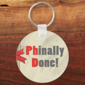 phinally実行スクロール キーホルダー (正面)