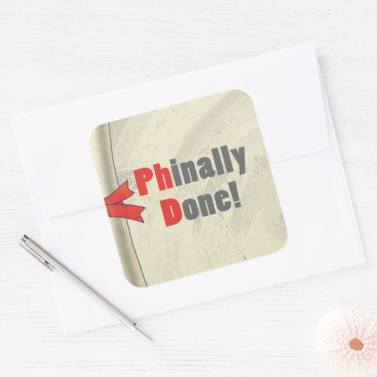 phinally実行スクロール スクエアシール (封筒)