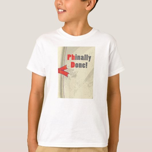 phinally実行スクロール tシャツ (正面)