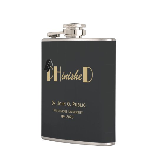 PHinisheDは博士号を終えました フラスク (左)
