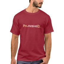 Phinished PhDの大学院のTシャツ