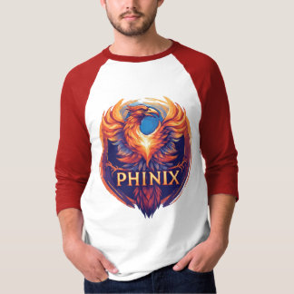 Phinix Phoenixエレガントロゴ – 再生と成長 Tシャツ