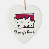 Phinneyの友人のクリスマスのオーナメント セラミックオーナメント (右)
