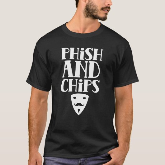 PhishとチップItハッカーによるハッキング Tシャツ (正面)