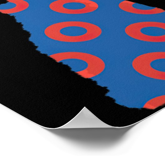 Phish Fishman Donut New Hampshire Ecavator Boy Don ポスター (角)