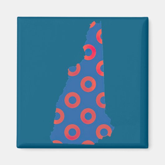Phish Fishman Donut New Hampshire Ecavator Boy Don マグネット (正面)