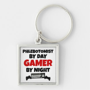 Phlebotomiss by Day Gamer by Night キーホルダー