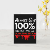 Phlebotomistおもしろいモチベーション与えは常に100% Blo カード (黄色い花)