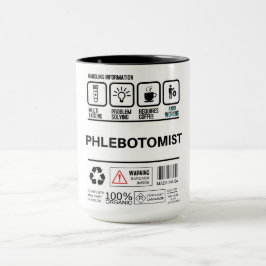 Phlebotomistおもしろい処理情報 マグカップ
