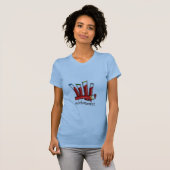 Phlebotomistのアートな血の管のデザインのギフト Tシャツ (正面フル)