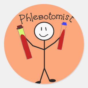Phlebotomistの棒人 ラウンドシール