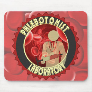 PHLEBOTOMISTの血のロゴ マウスパッド