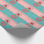 Phlebotomistシェブロンのデザイン ラッピングペーパー (角)