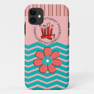 Phlebotomistシェブロンのデザイン iPhone 11 ケース