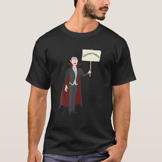 PhlebotomistナースPhlebotomy技術者: Vampire Tシャツ (正面)