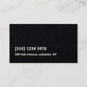 Phlebotomistプレミアム 名刺 (裏面)