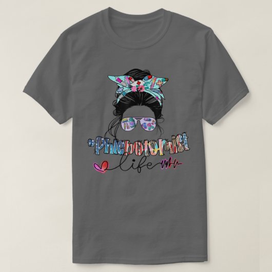 Phlebotomistライフメッシーブンウィメンズサングラスフレブ Tシャツ (デザイン正面)