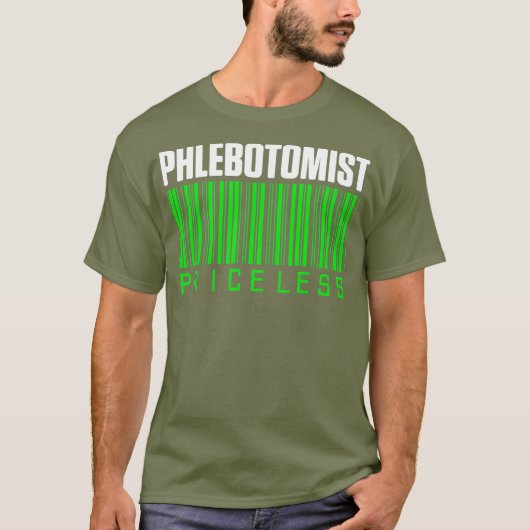 Phlebotomist価格Phlebotomy技術者ギフト Tシャツ (正面)