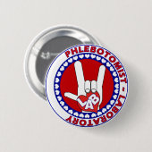 PHLEBOTOMIST愛ロゴLABAORTORY 缶バッジ (正面&裏面)