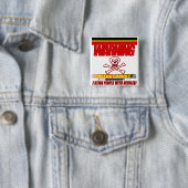 PHLEBOTOMIST警告します- I針を持つ棒人間たち 缶バッジ (インサイチュ)