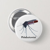 Phlebotomist 缶バッジ (正面&裏面)
