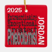Phlebotomist Extraordinaire CUSTOM セラミックオーナメント (正面)