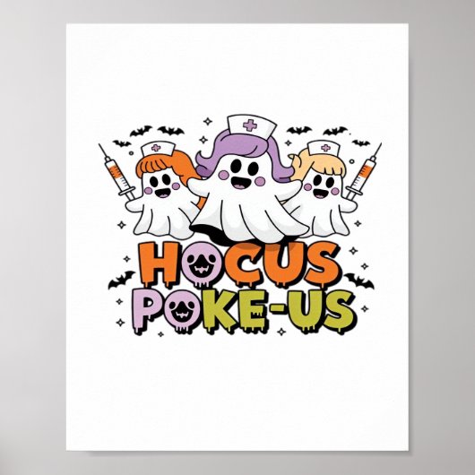 Phlebotomist Halloween Medical Lab Tech 不気味 ER ポスター (正面)