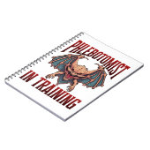 Phlebotomist in Training Funny Student Bat ノートブック (左側)