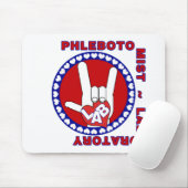 PHLEBOTOMIST LOVEロゴLABAORTORY マウスパッド (マウス)