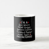 Phlebotomist Phlebotomy技術者のおもしろいナースCli コーヒーマグカップ (中央)