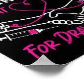 Phlebotomist Phlebotomy私は抵抗しなければならない ポスター (角)