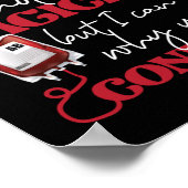 Phlebotomist Phlebotomy私はPhlebotomistではない ポスター (角)