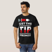 Phlebotomist Phlebotomy Blood Donor Tip Promise Sy Tシャツ (正面フル)