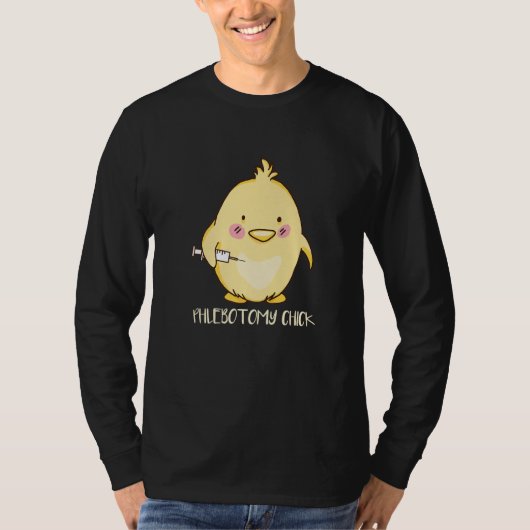 Phlebotomist Phlebotomy Chick   Tシャツ (正面)
