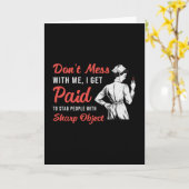 Phlebotomist Phlebotomy Me Giftを台無しにしない カード (黄色い花)