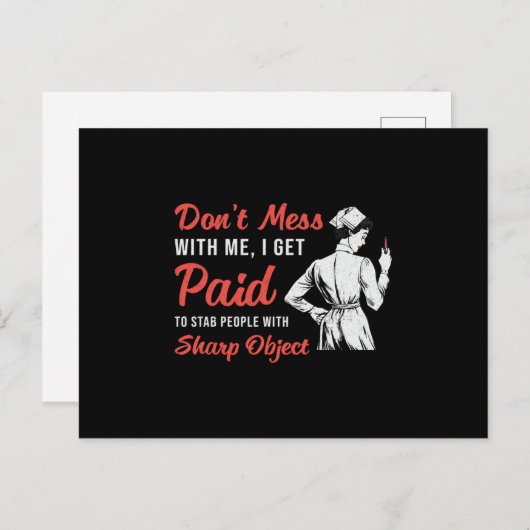 Phlebotomist Phlebotomy Me Giftを台無しにしない ポストカード (正面/裏面)