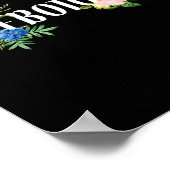 Phlebotomist Phlebotomy Phlebotomist花 ポスター (角)