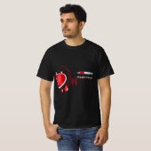 Phlebotomist Phlebotomy Syringe Veins Heart Pulse  Tシャツ (正面フル)