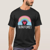 Phlebotomist Rainbow Heart Phlebotomy Gifts Access Tシャツ (正面)