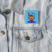 Phlebotomist Sock Monkey 缶バッジ (インサイチュ)