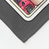 Phlebotomist Tarot Card Skeleton Phlebotomy Tech P フリースブランケット (角)