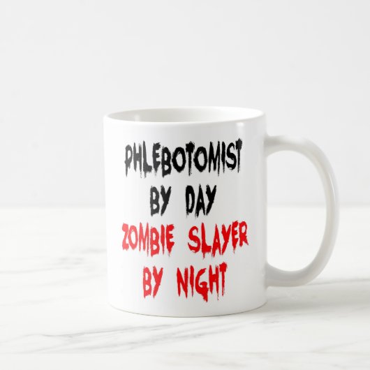 Phlebotomist Zombie Slayer コーヒーマグカップ (右)